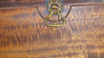 Antique finished wood