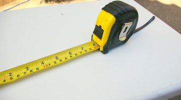 Use a tape measure to determine distances.