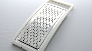 A cheese grater is ideal for making small, easy-to-melt pieces of soap.
