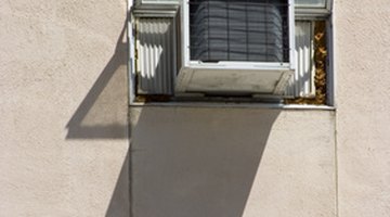 Air conditioners at supermarket