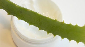 An aloe leaf and aloe-based beauty product