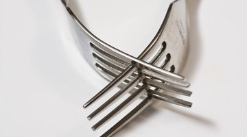 Silver plated flatware