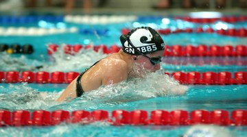 The head must break the surface during each stoke cycle in the breaststroke.