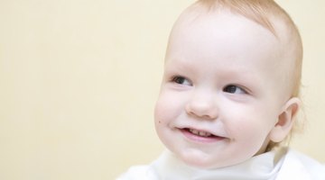 Close-up of baby's face