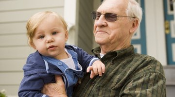 Pediatrician examining baby