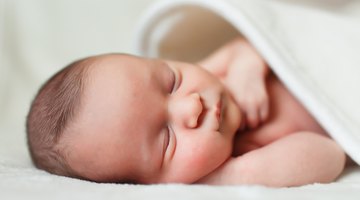 a newborn baby's face