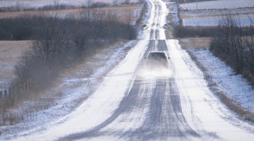 Woman driving car