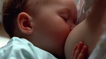 Baby with bottle