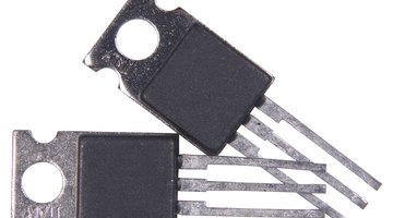 Close-up of resistors