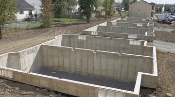 Slab basements require little preparation and are suited for warm, level sites.
