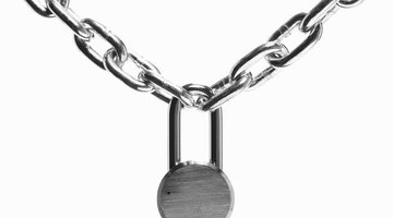 The U-shaped metal bar is called the hasp or shackle.