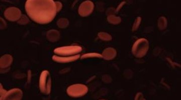 Red blood cells carry oxygen on the haemoglobin molecule.