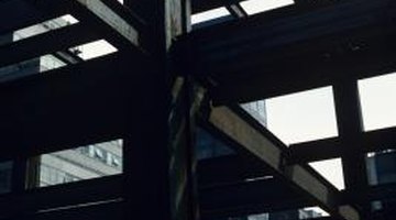 Acid precipitation slowly eats away at metal and steel structures.