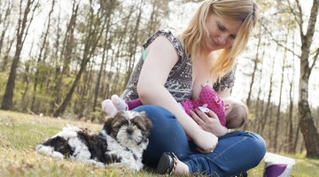 Mother Breastfeeding Newborn Baby