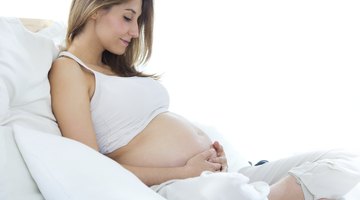 nutrition and diet during pregnancy. Pregnant woman with fruits