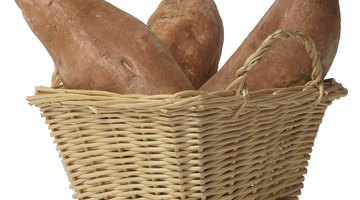Potatoes in a brown paper bag