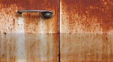 Rust and discolouration are two effects of acid rain on automotives.