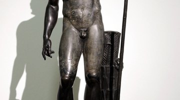 The naked, athletic figure of a Grecian male, perfectly formed according to a tight mathematical order
