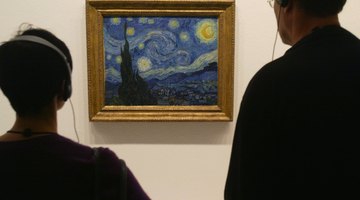 The Starry Night is a perfect example of the impressionist painting movement