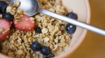 Granola doubles as a snack food and a breakfast cereal.