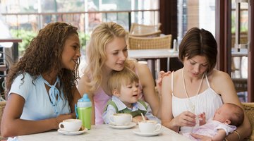 There is nothing stopping you from going out to a restaurant with your baby