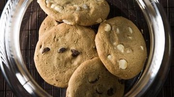 Macadamia nuts are used to enhance the taste and texture of baked cookies.