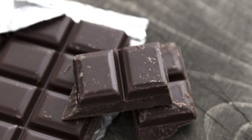 Cubes of chocolate