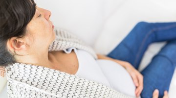 Pregnancy test - happy surprised woman