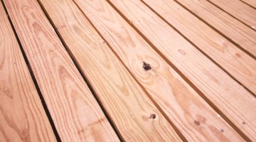 Wooden decks must be built with pressure-treated lumber.