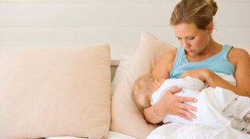 Mother Breastfeeding Newborn Baby