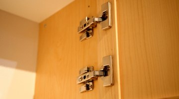 Strengthen hinges before installing door organizers.