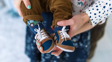 Infant on a swing