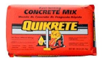 Fast-setting mix allows the concrete to cure quickly.