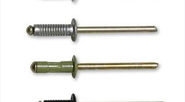 Various sheet metal rivets
