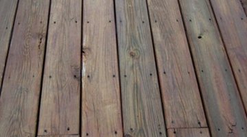 Weathered decking