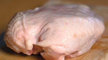 Raw poultry can be a source of salmonella poisoning.