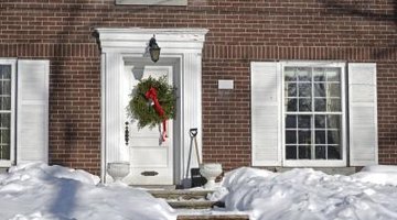 Brick homes are great in cold climates as they retain natural heat