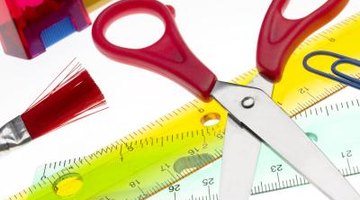 Scissors and measuring tape