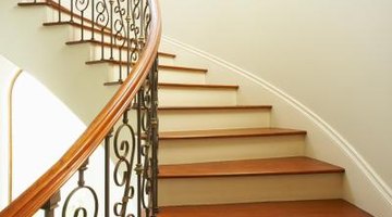 You can not use think laminate on traditional staircases