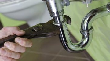 Clogged sink pipes