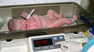 Weighting Baby Girl On Scale