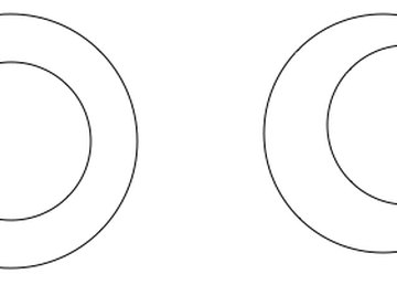 Concentric Circles Have the Same Center; Left Circles Are Concentric