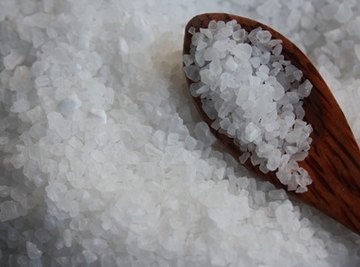 Calcium chloride is a white and crystalline powder.