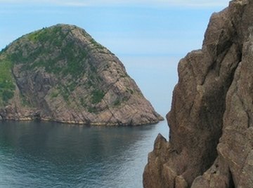 Cliffs are susceptible to erosion.
