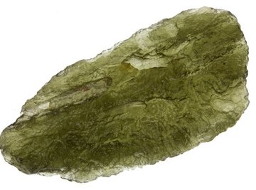 Moldavite is a vitreous substance.