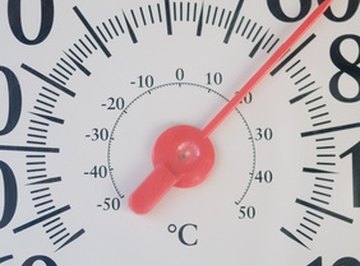 A home thermometer shows 50 degrees Celsius, Heat outside Stock