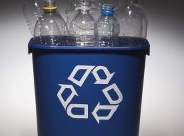 Not all types of plastic are easily recycled