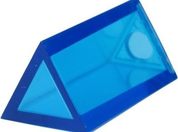 This is a triangular prism, which is a good example for introducing prisms and pyramids.