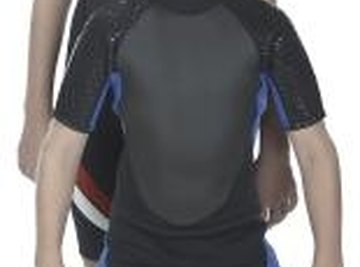 The neoprene in a wet suit is made from a polymerization reaction.