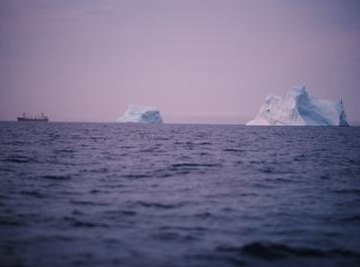Deep ocean currents originate in cold arctic regions.